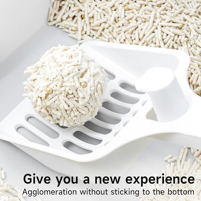 KERES Clumping Cat Litter - Odor Control, Dust-Free, Ultra Absorbent and Flushable, Free & Clean Unscented Tofu Cat Litter, Low Tracking, Safe & Natural (5.07lb*3bag)