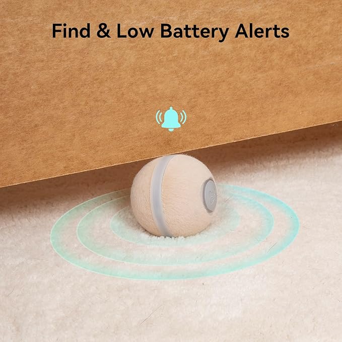 Cheerble Wicked Ball M3, Interactive Cat Ball Toy for Indoor Kittens, Smart Anti-Depression Pet Toy with Light