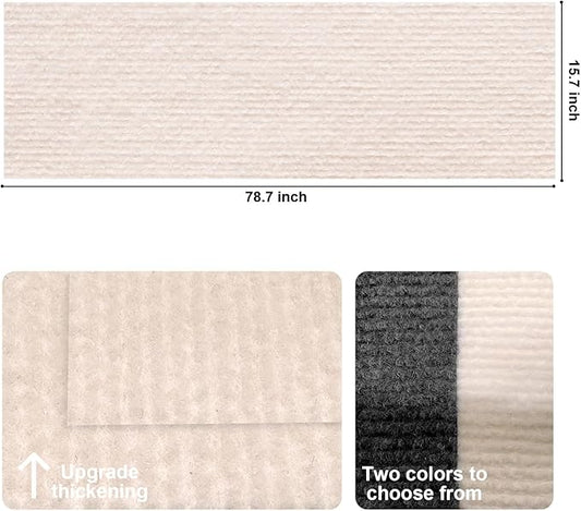 Furniture Pet Protectors Sofa Protector for Cats Couch Corner Protectors for Cat Scratch Furniture Protector Corner Beige 15.8"×78.7"