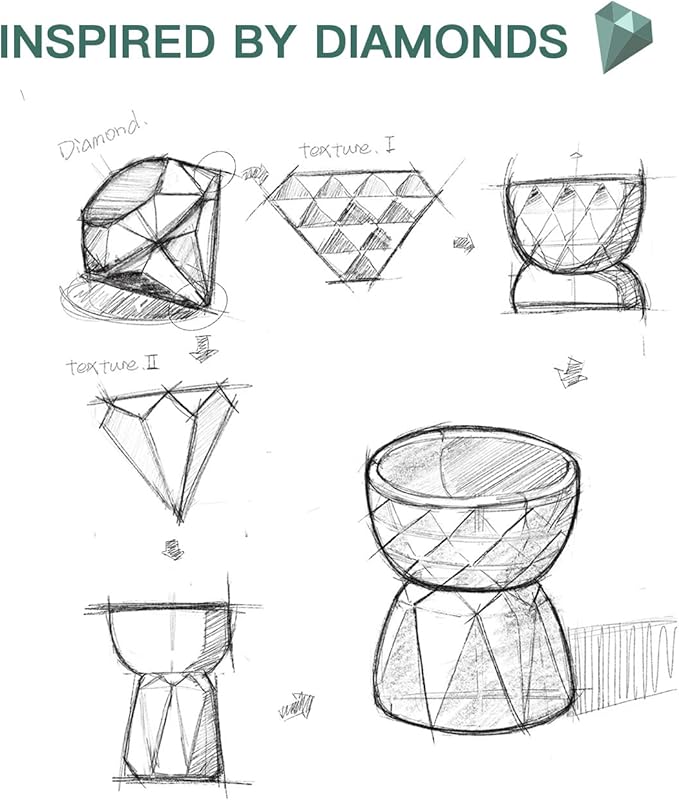 Frewinky Ceramic Cat Bowls Anti-Vomiting - Raised Food and Water Bowl Set for Cats and Small Dogs, 13.5 Oz, Green