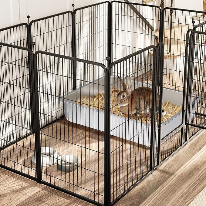 Stainless Steel Litter Box Small to Medium,17.7" x 13.7" x 4" Litter Box for Kittens,Easy Clean Non Stick Easy Entry No Smell Metal Litterbox for Senior Cats or Short Legged Cat/Bunny