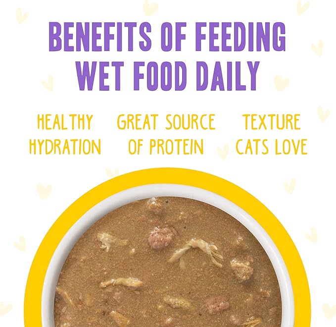 Weruva B.F.F. OMG - Best Feline Friend Oh My Gravy, Yahoo Yellows Variety Pack, 2.8oz Can (Pack of 12)