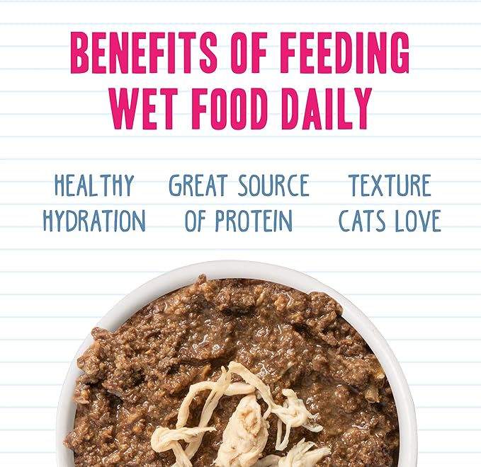 Weruva BFF Minced Natural Wet Cat Food, Tuna and Chicken Chuckles in Gelee, 3oz Can, Pack of 24