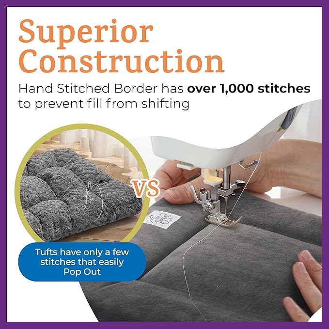 Pet Dreams Dog Crate Pad - Washable Kennel Mat, Crate Pads for Dog Cages, Non-Toxic, Flat Indoor Cat Bed, Fits iCrate 18, 24, 30, 36, 42, 48 Inches (Khaki, X Small, 18")