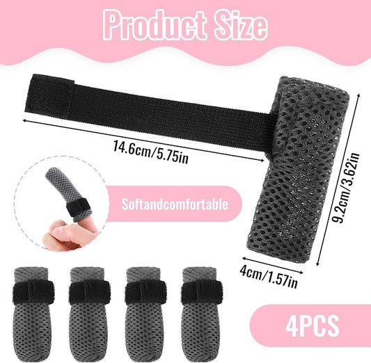 4Pcs Cat Shoes, 3.62×1.57 Inches Anti Scratch Cat Mittens, Breathable Mesh Nail Caps for Cats Claws, Adjustable Cats Claw Covers for Pet Bathing Feeding Cutting Nails(Gray)