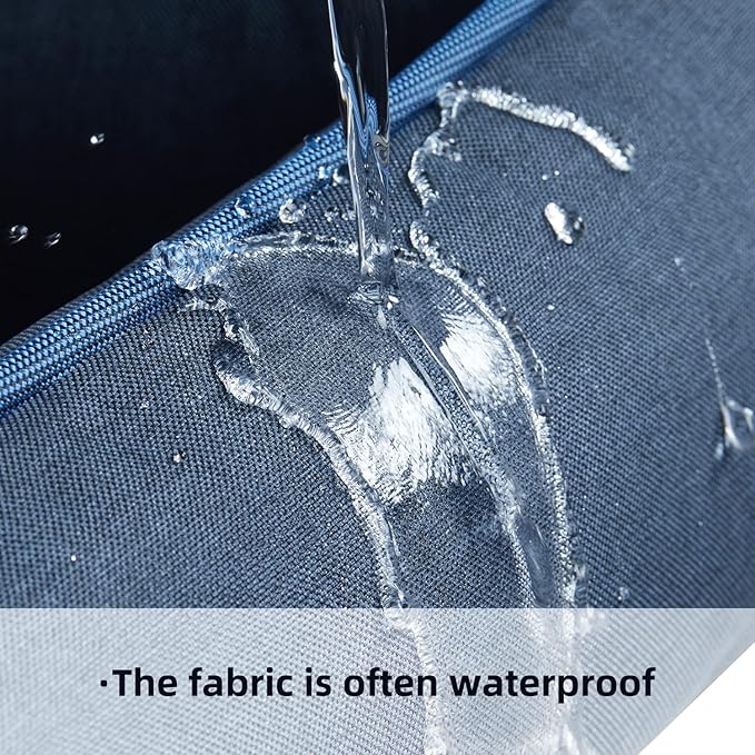 Orthopedic Dog Beds for Medium Dogs, Durable Egg Crate Foam Sofa Dog Bed wit Washable Removable Cover,Waterproof Lining,Pet Bed for Large Dogs (Navy Blue-Velvet, 31.5" L x 25.2" W x 7" Th)