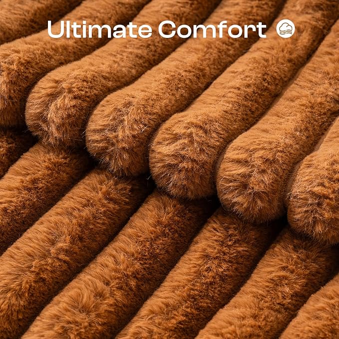 MEWOOFUN Dog Sofa Bed, Fluffy Dog Couch with Removable Washable Cover, Supportive Puppy Bed for Medium Sized up to 45 lbs (Brown, 36x28x12)