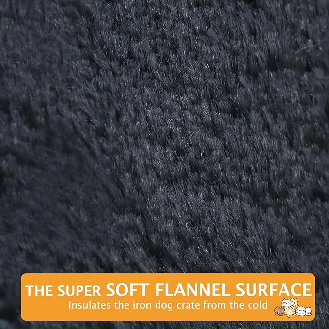 Reversible Dog Bed Mat with Plush and Corn Velvet,Soft Warm Pet Cushion, Dual Purpose Washable Sleeping Mattress Bed for Small Medium Large Dog and Cat XB004 (30"x20", Dark Grey)