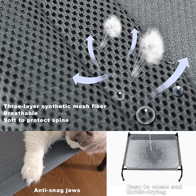 CZPET Cat Bed Pet Bed Medium Size Double Sided Cushion Available in All Seasons Removable Foldable High Resilience Bed Filled Full Washable Bed