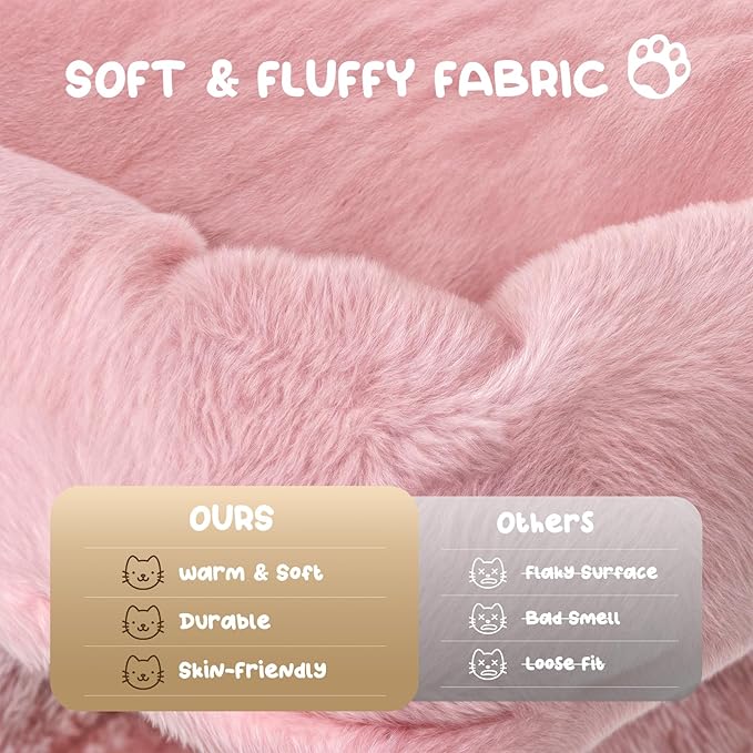 MoNiBloom 77 Inch Cat Tree Tower for Indoor Cats Large Adults, Tall Cat Tower with Scratching Post, Multi-Level Furniture Activity Center with Cat Condo Pet Play House, Soft Pink