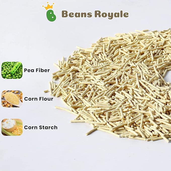 2pcs Pack (6L x 2) Tofu Cat Litter, Biodegradable, Clumping Kitty Litter, Flushable,Pea Fiber,Dust Free, Odor Control, Low Tracking, Lightweight