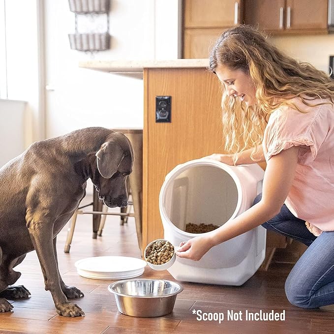 Gamma2 Vittles Vault Stackable Dog Food Storage Container with Sealing Lid, Up to 40 lbs Dry Pet Food Storage Container, USA-Made - [20.5"L x 12"W x 16.75"H]