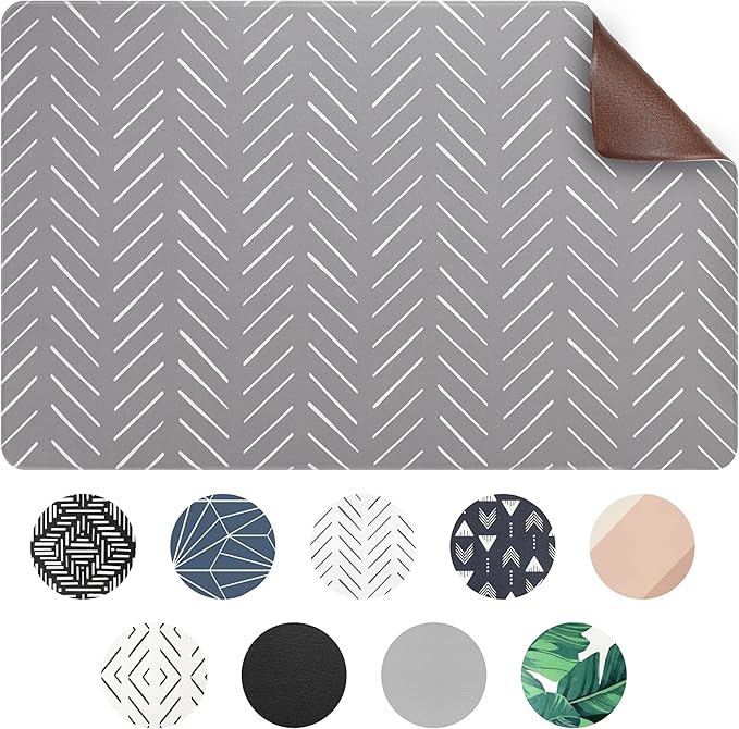 NALALAS Dog Mat for Food and Water, Cat Feeding Mat | Waterproof Dog Bowl Mat | Non-Slip Pet Food Mat for Floors | Pet Mats for Food and Water | Easy to Clean