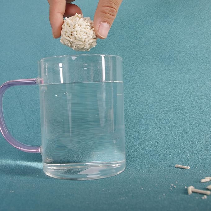 Original Tofu Cat Litter, Bean Fragrance, Odor Control and Economical cat Litter Dust-Free, Quick Clumping, Water Flushable, 5.5 Lbs X 4 Bags