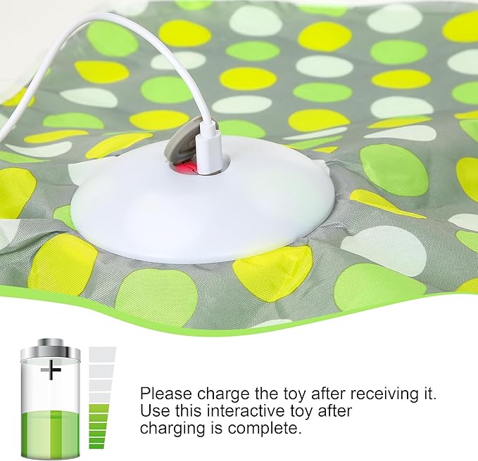 Interactive Cat Toy for Indoor Cats - Automatic Hide & Seek, Motion Activated Feathers, Squeaky Mouse, Touch Activated, USB Rechargeable - Top Bored Cat Toy