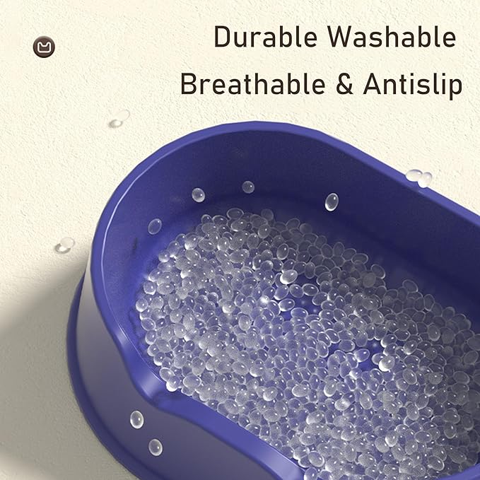 Plastic Cat Bed 100% Recycled Plastic - Cat Bed Durable Washable Breathable & Antislip Easy to Clean Great for Small -Orange