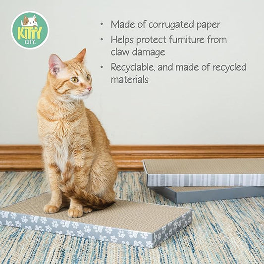 Kitty City XL Cat Scratchers (3-Pack)
