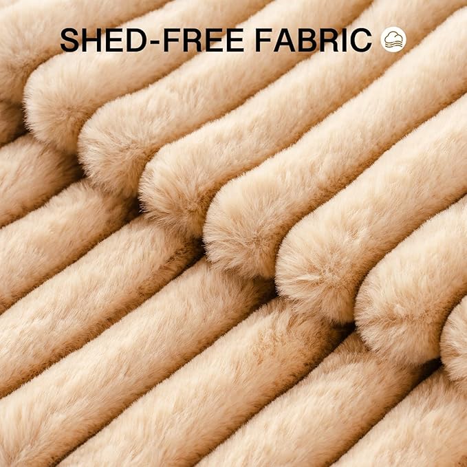 MEWOOFUN Cat Bed, Washable Beds for Indoor Cats, Cute Donut Bed Fluffy Pet Bed with Non-Slip Bottom, Calming Round Bed for Puppy and Kitten (Light Brown)