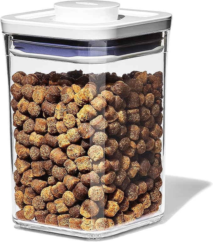 OXO Good Grips Pet POP – 1.1 Qt/1 L | Ideal for up to 1lb of treats | Airtight Dog and Cat Food Storage Container | BPA Free