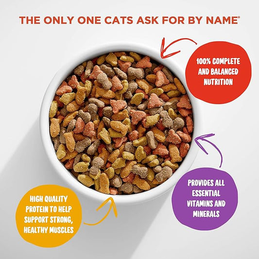 Meow Mix Original Choice Dry Cat Food, 18 Ounce (Pack of 6)