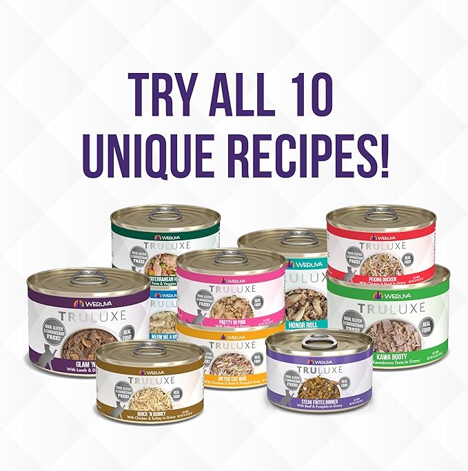 Weruva Truluxe Cat Food, Meow Me A River with Basa in Gravy, 3Oz Can (Pack of 24)