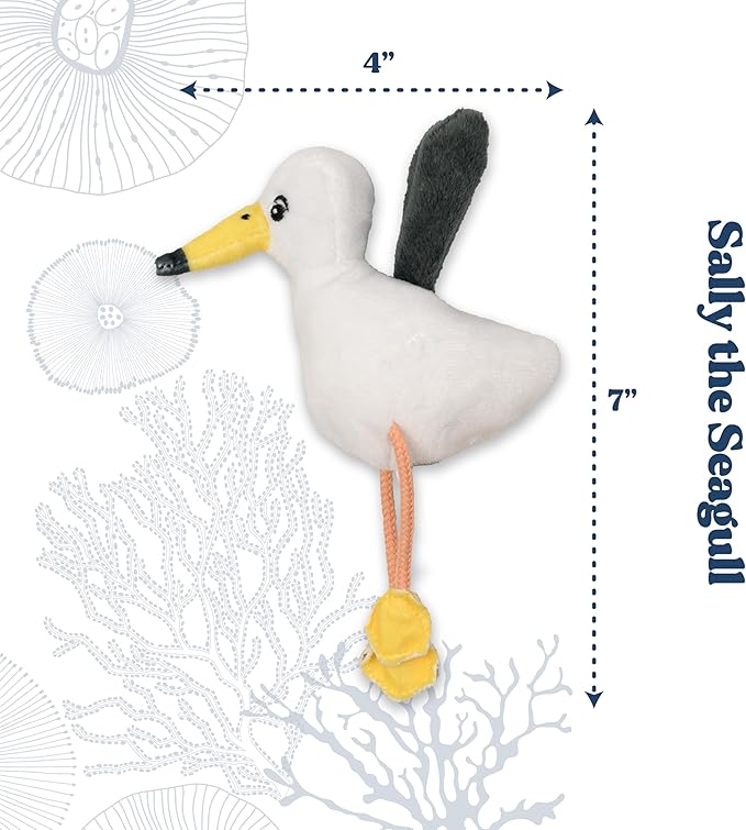 Interactive Cat Toy for Indoor Cats | Catnip Cat Toy | Seagull with Dangling Legs