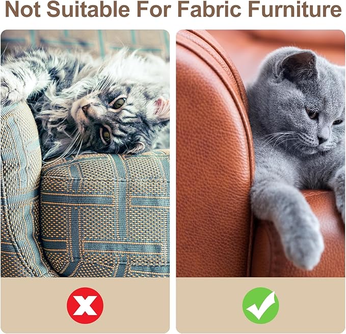 uxcell Anti Scratch Furniture Protector, 1 Roll 39" x 12" Single-Sided Sticky Couch Protector from Cat Claws, Clear Protectors from Cats Scratching for Sofa Corners, Walls, Doors