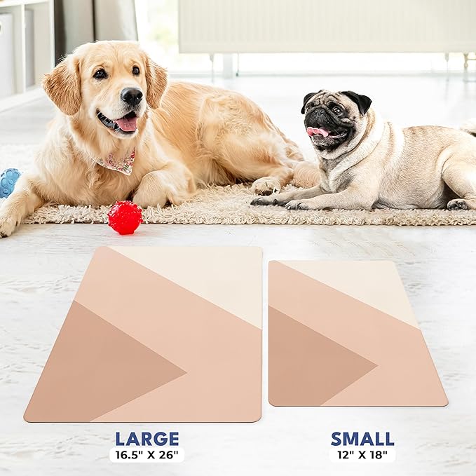 NALALAS Large Dog Mat for Food and Water, Cat Feeding Mat | Large Waterproof Dog Bowl Mat | Non-Slip Pet Food Mat for Floors | Pet Mats for Food and Water | Easy to Clean