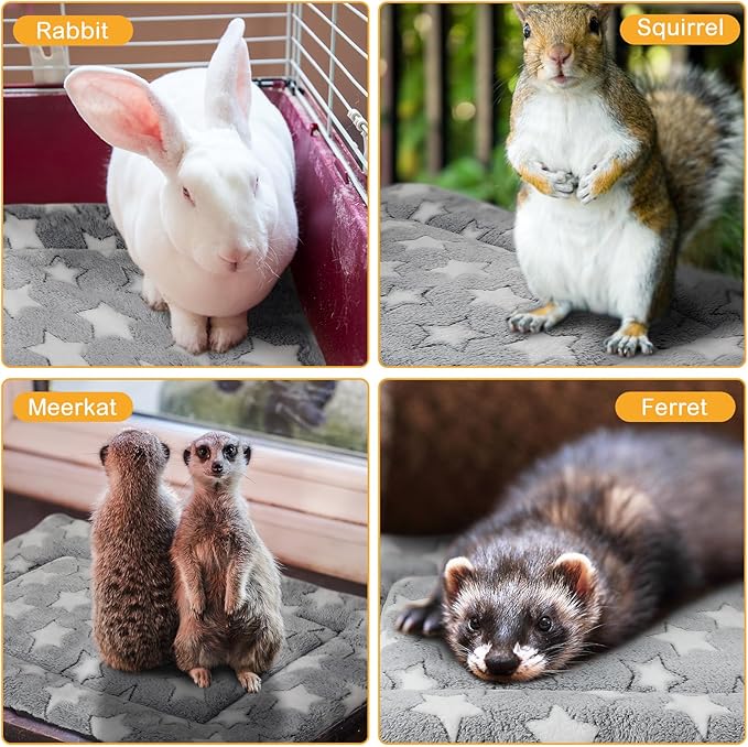 4 Pcs Washable Dog Crate Mat Kennel Pad Replaceable Reversible Pet Bed Pad for Crate Pet, Sleeping Mat for Small, Medium, Large Dog Machine Washable(24 x 36 x 1.6 Inch,Gray)