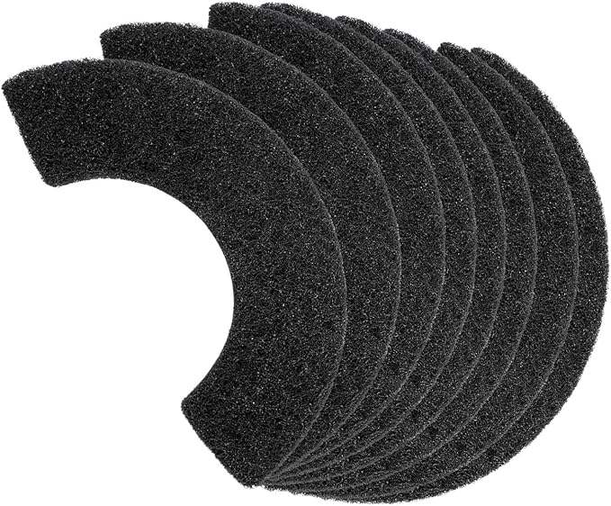 8Pcs Carbon Filters Compatible with Litter-Robot 4,Replacement Activated Charcoal Filters for Litter Box Carbon Premium Filter,Thickened and Durable,Eliminate Odor and Controls Moisture on Pet's Body