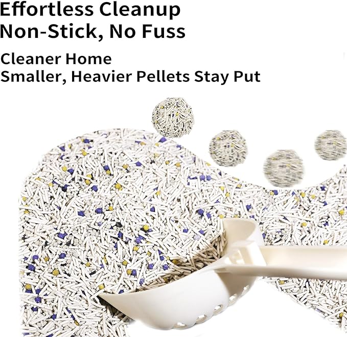 Tofu Cat Litter, Dr. PawPaw Clumping Cat Litter, Natural Tofu Scent 4.5 lb, Dust-Free Keep Kitty Tidy, Superior Odor Control Keep Step Fresh
