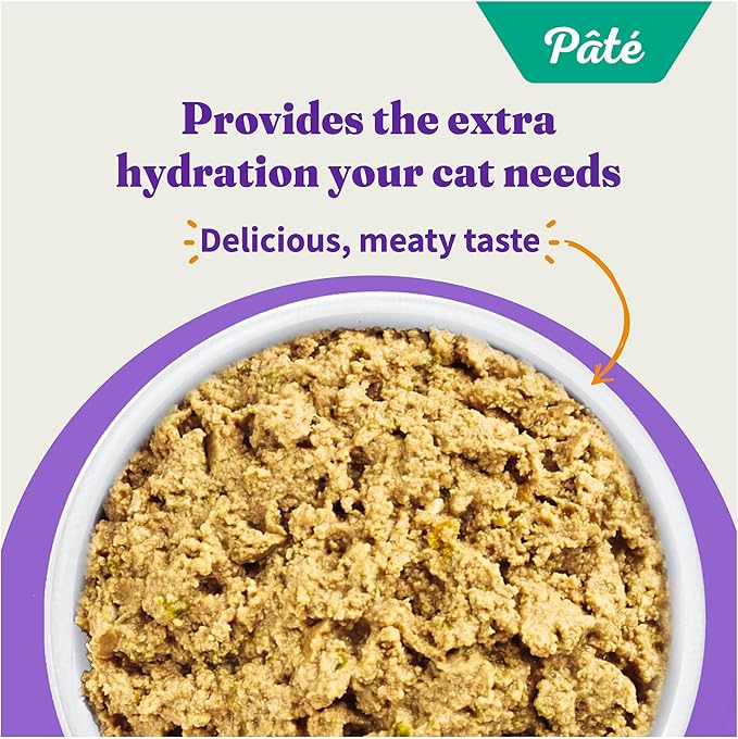 Halo Wet Cat Food Turkey & Duck Recipe, Grain Free Wet Cat Pate, Canned Cat Food for Extra Hydration, 5.5 Oz Can (Pack of 12)
