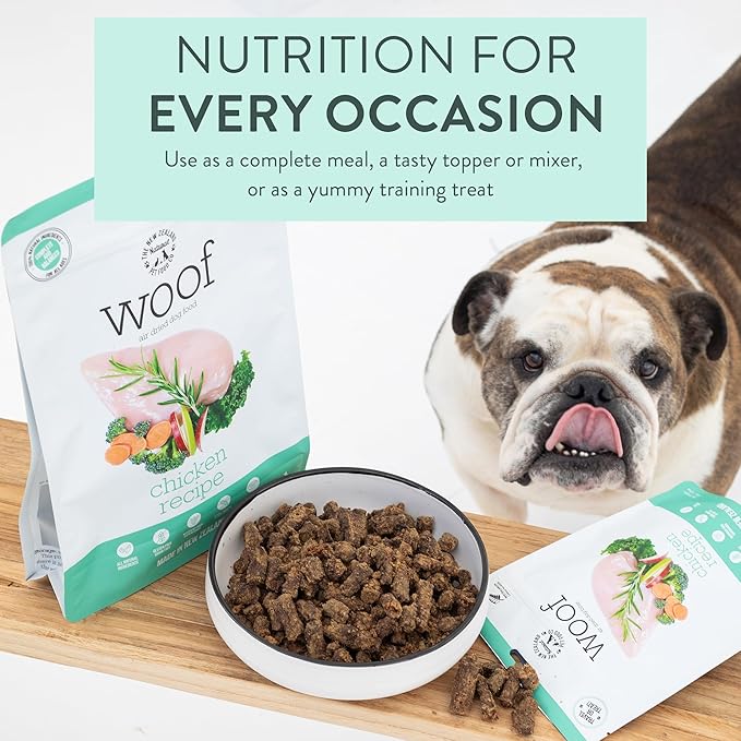 Air Dried Dog Food, Toppers for Dry Food, High Protein, Natural Dog Food, Limited Ingredient Recipe Chicken, 3.5 oz