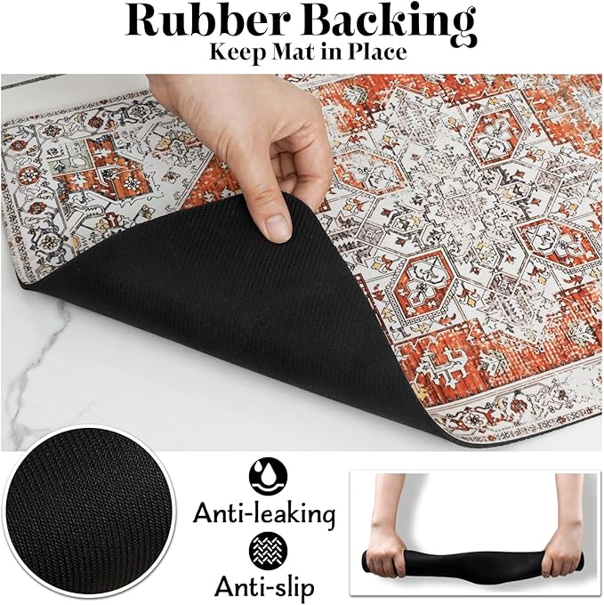 Eco-Friendly Boho Pet Feeding Mats - Non-Slip Cat & Dog Bowl Mats, Absorbent, Food & Water