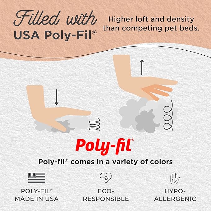 Best Friends by Sheri Original Calming Donut Dog and Cat Bed, Lux Faux Fur, Oyster, XL (45in x 45in) - Anxiety Relief for Pets Up to 150 lbs