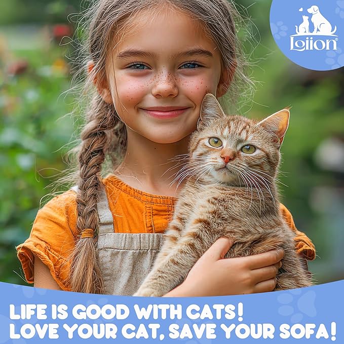 Cat Scratch Furniture Protector - Anti-Slip, Waterproof Sofa Cover to Keep Cats Off, Pet-Friendly Couch Protectors for 3 Cushion Couch, Anti-Scratch Couch Cover for Pets and Kids 150"X71"Navy Blue