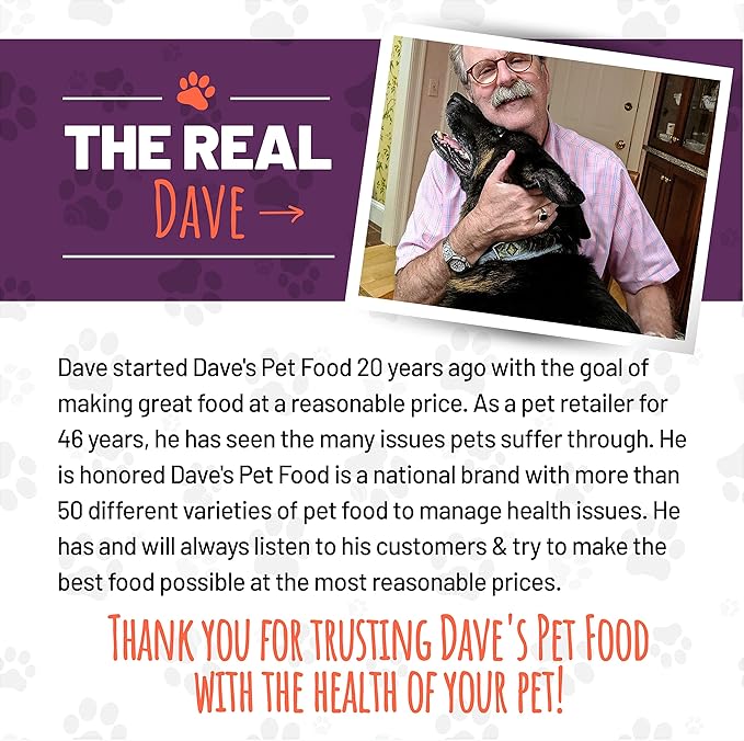 Dave's Pet Food Grain Free Wet Cat Food (Chicken & Turkey Saucey Pate), Naturally Healthy Canned Cat Food, Added Vitamins & Minerals, Wheat Free, 5.5 oz (24 Pack)