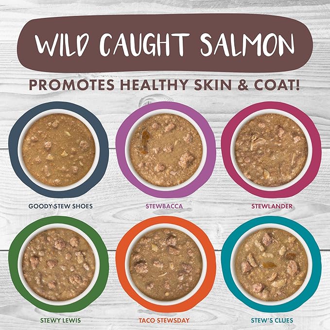 Weruva Classic Stews Cat Food, Spoil Me Stewpid! Variety Pack, 3oz Can (Pack of 18)