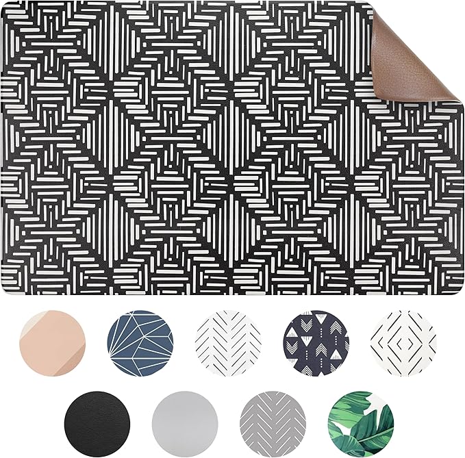 NALALAS Dog Mat for Food and Water, Cat Feeding Mat | Waterproof Dog Bowl Mat | Non-Slip Pet Food Mat for Floors | Pet Mats for Food and Water | Easy to Clean